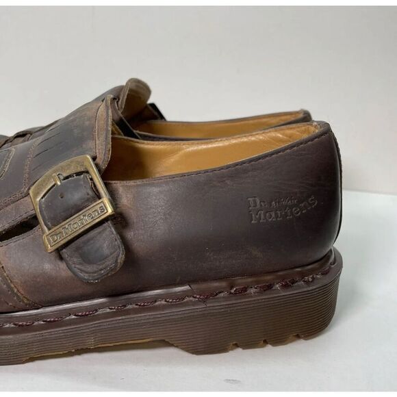 Vintage Y2K Dr.‎ Martens Brogue Buckle Woven Mary Jane Size 11 Men main image 9